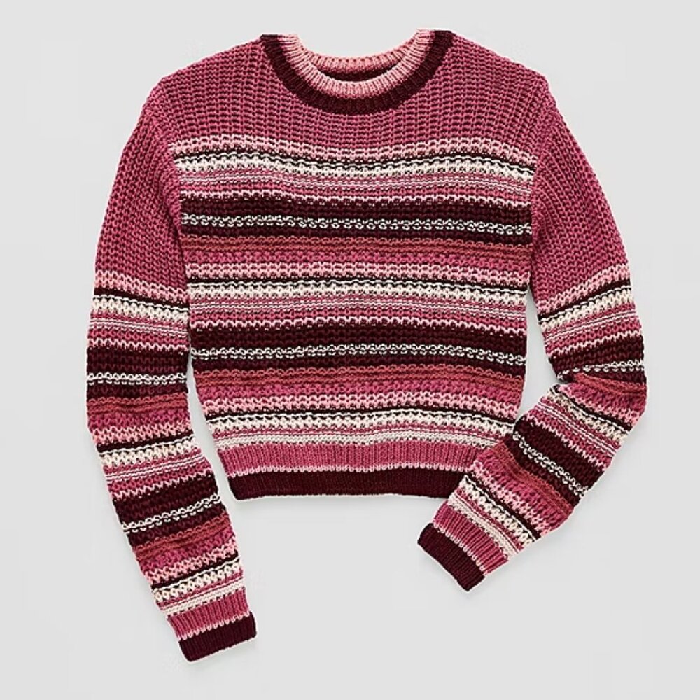 Thereabouts Girls Crew Neck Long Sleeve Pullover Sweater Sz XL - Picture 2 of 8